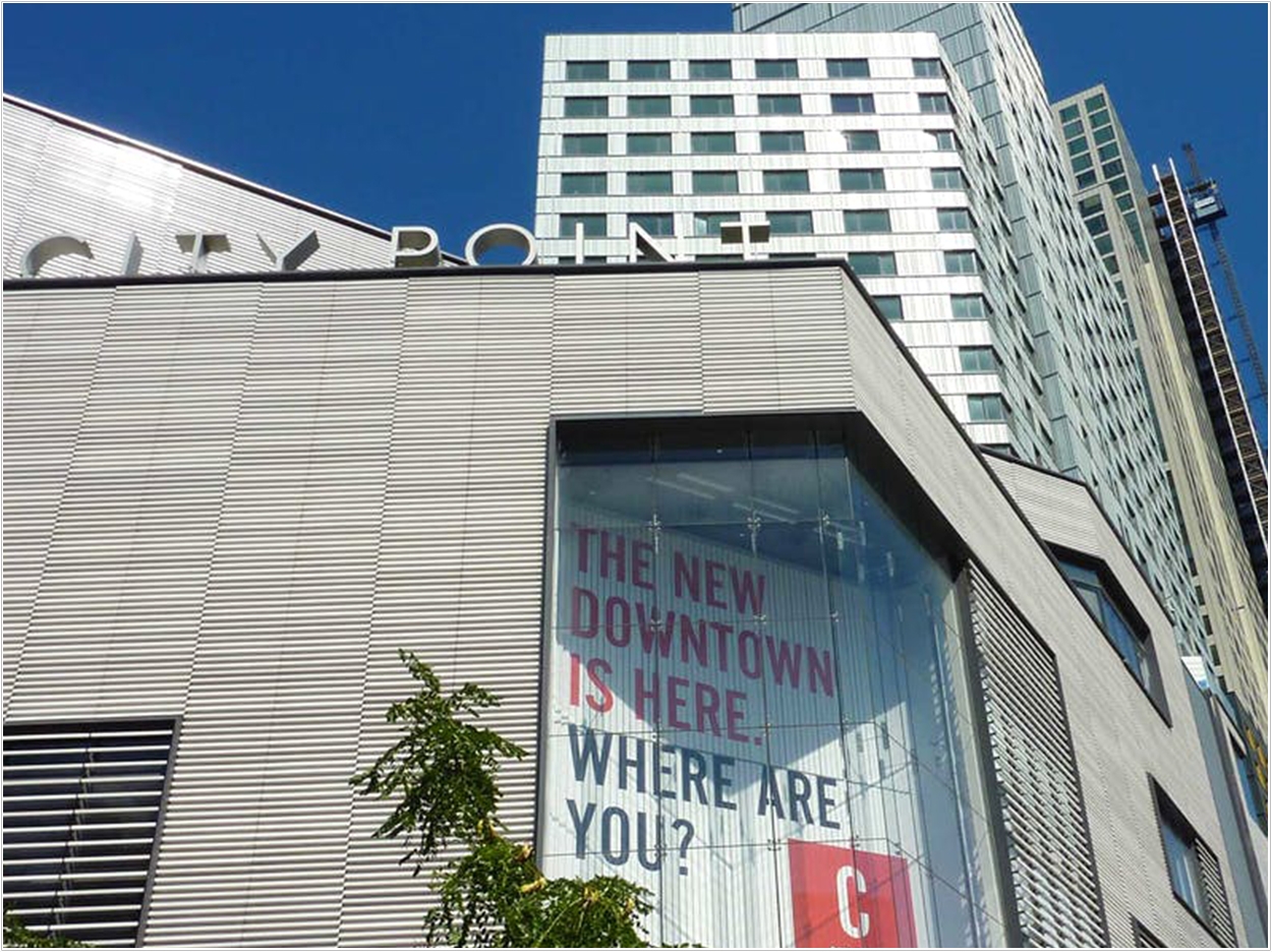 City Point is a residential, retail, and entertainment destination.