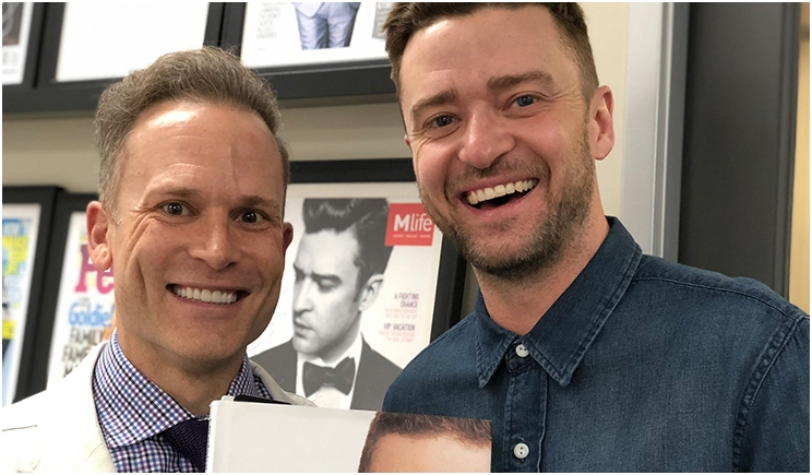 Triple-threat Justin Timberlake and other celebrities get their smiles from Dr. Jon Marashi in Brentwood, Los Angeles.