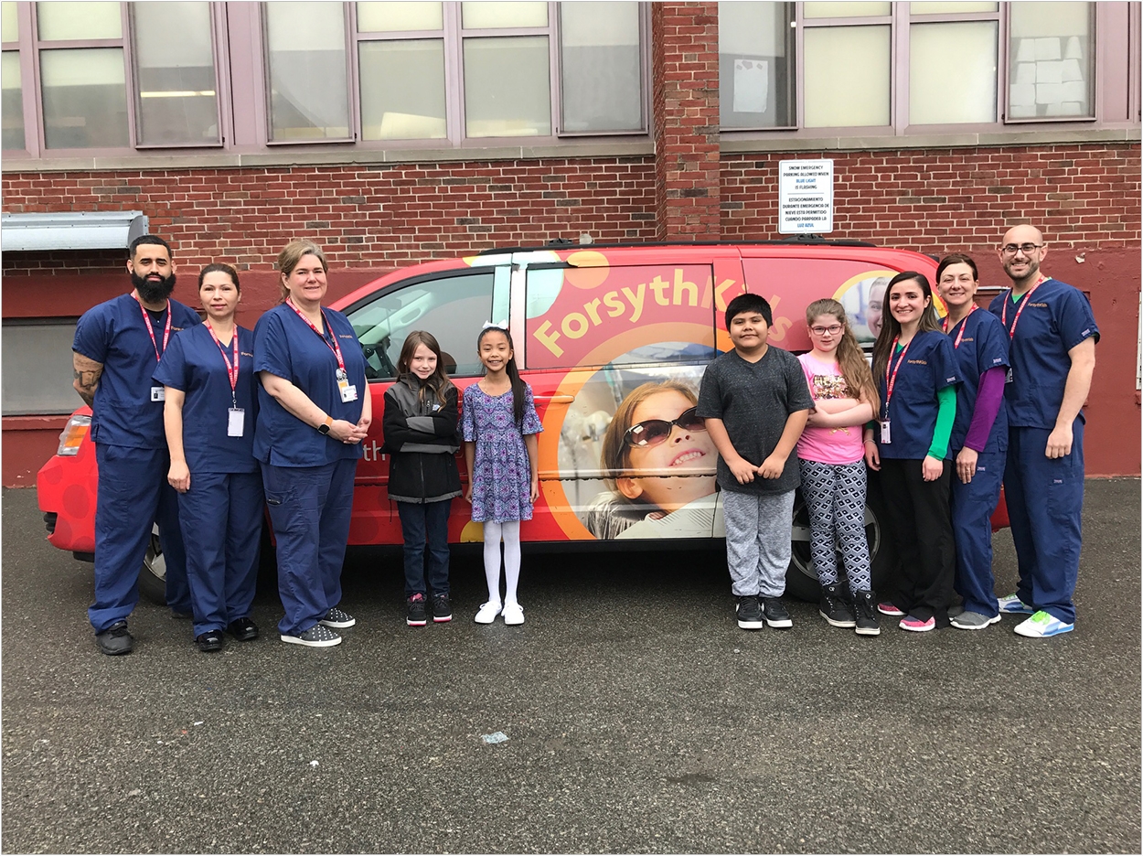 The ForsythKids portable dental program provides preventive oral healthcare and education to underserved kids throughout the state.