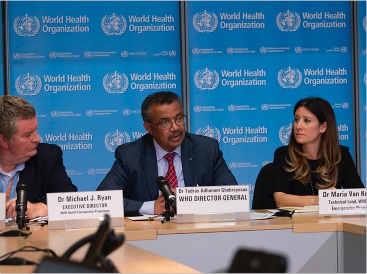 WHO director-general Dr. Tedros Adhanom Ghebreyesus addresses a virtual audience at the 73rd session of the World Health Assembly.