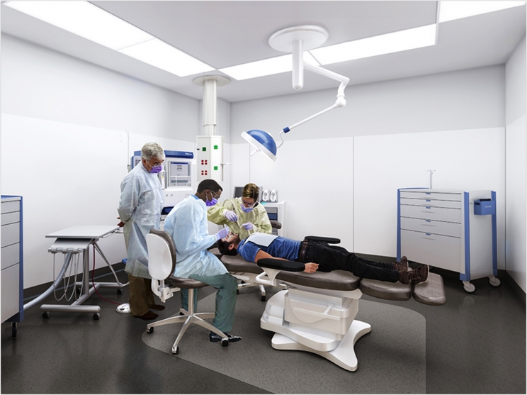 NYU Dentistry opened its Oral Health Center for People with Disabilities in 2019 to provide much needed care for people whose disabilities or medical conditions prevent them from receiving care in a conventional dental setting.