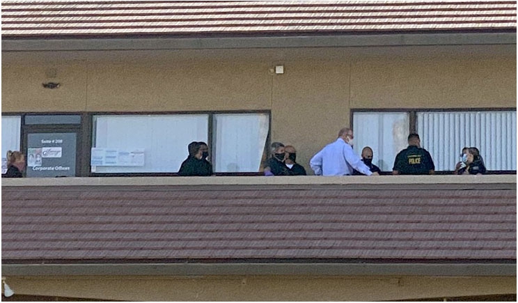 FBI agents and investigators from the California Department of Justice executed multiple search warrants Tuesday at the Borrego Community Health Foundation, the nonprofit organization that runs the only health clinic in Borrego Springs and dozens of other facilities across San Diego, Riverside and San Bernardino counties. Courtesy of the Borrego Sun