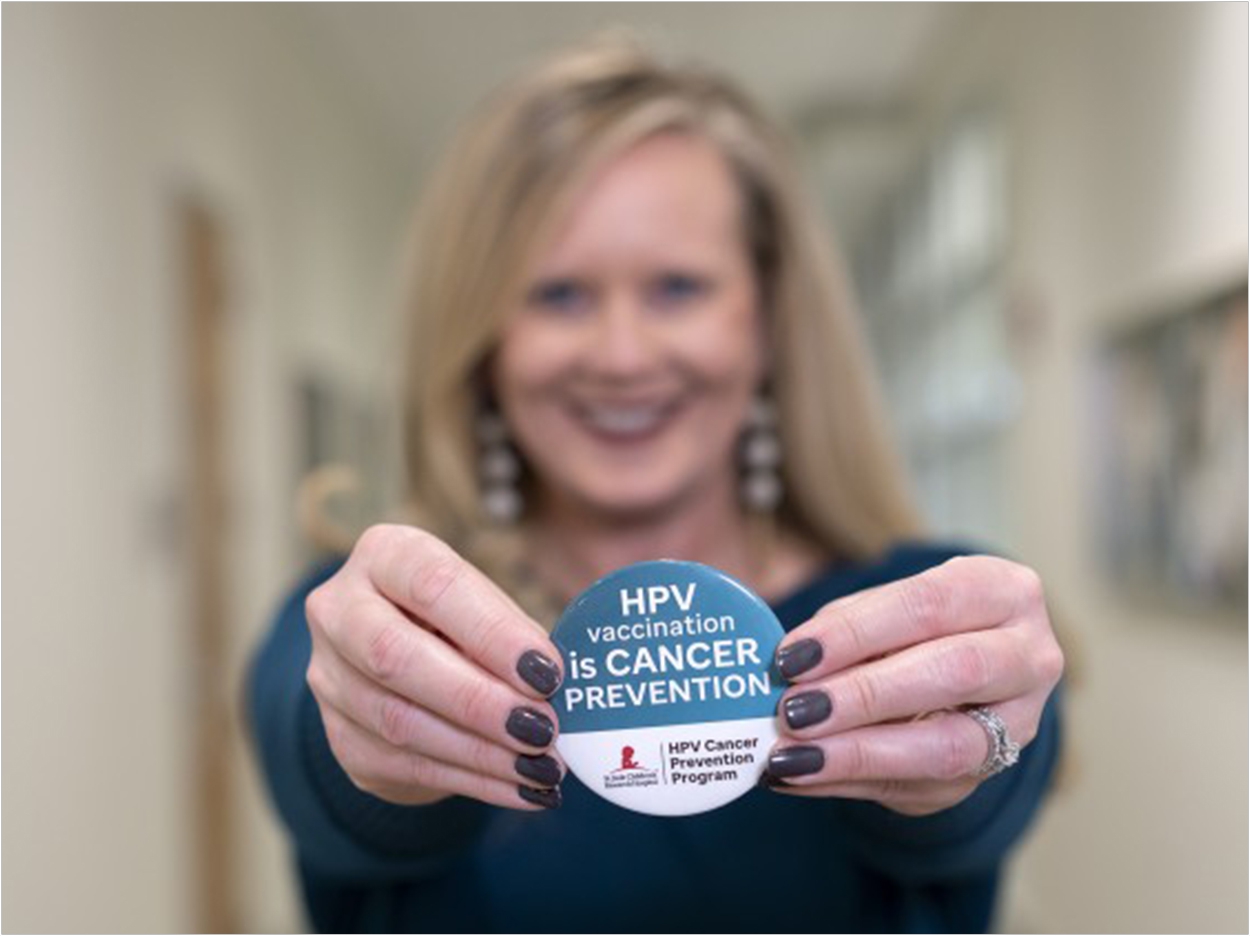 Heather Brandt, PhD, leads cancer prevention community outreach projects for St. Jude.