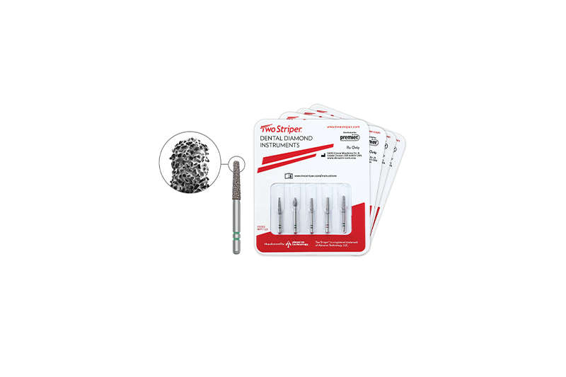 diamond burs, two striper