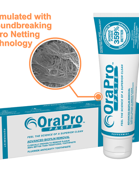 Micro Netting Technology Enables OraCare Toothpaste to Improve Plaque Removal